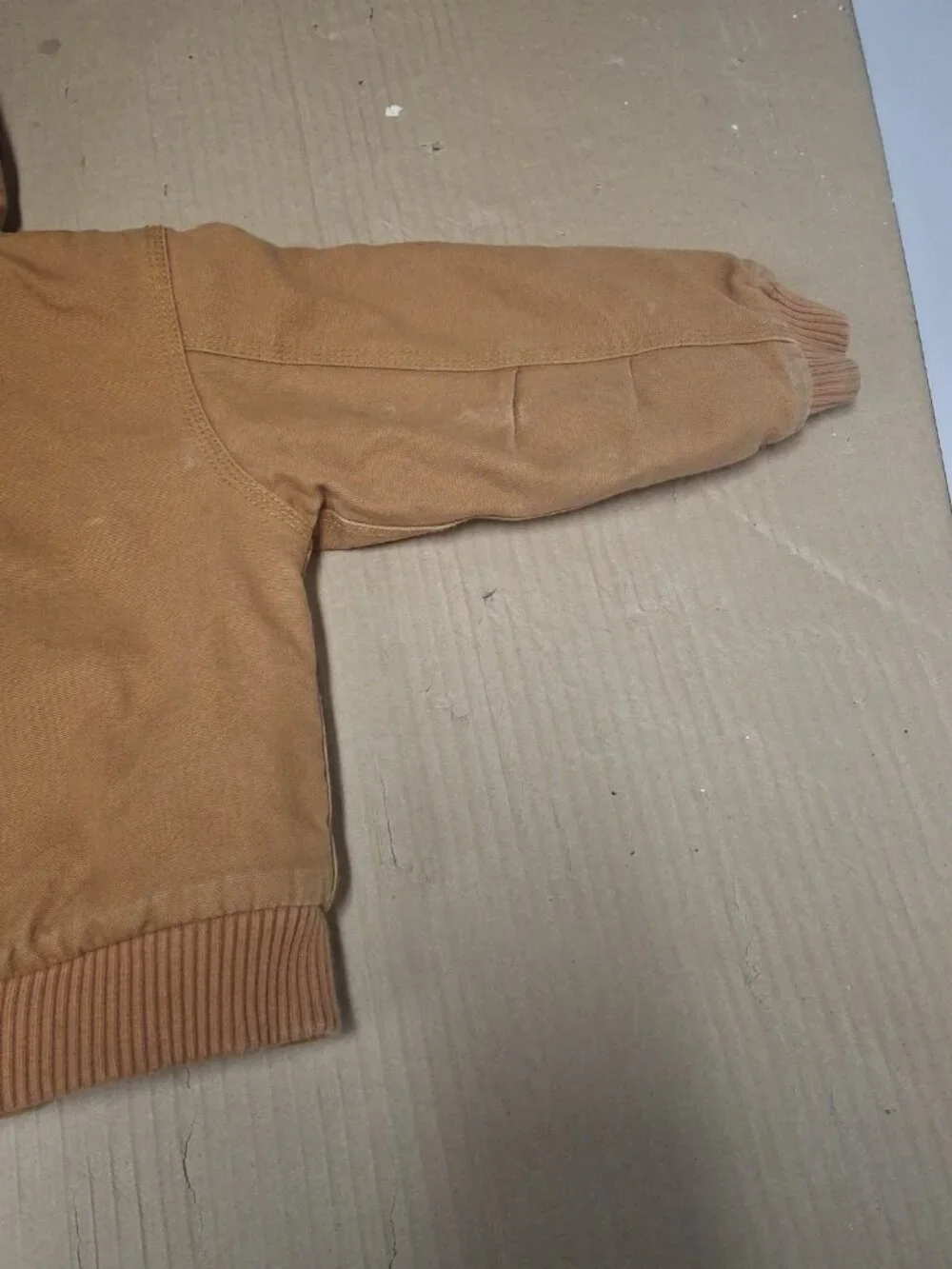 Carhartt Jacket Toddler 2T Brown Insulated Duck Canvas Hooded Rugged Coat